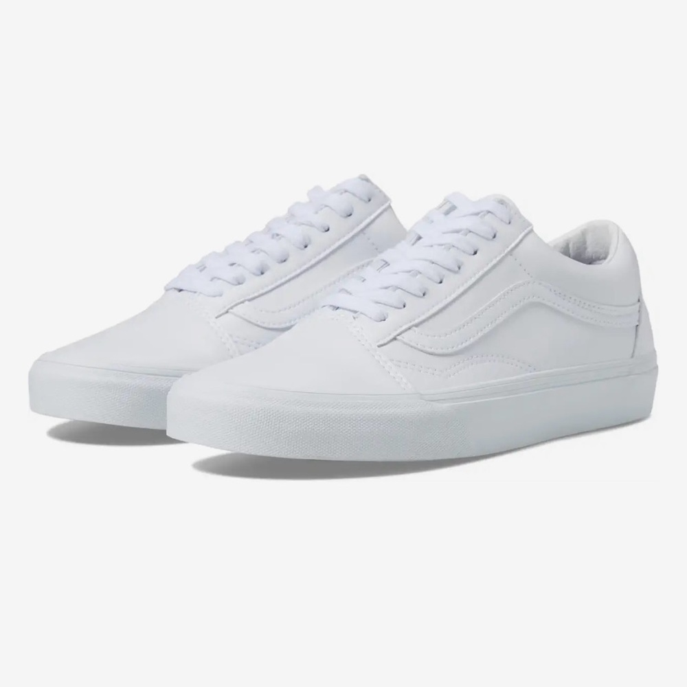 VANS old skool white leather